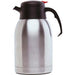 Genware Push Button Jug Stainless Steel 1.5 L Silver