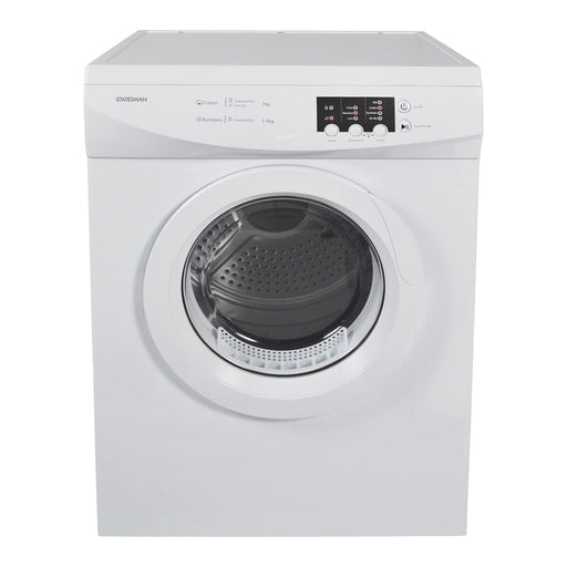 Statesman Vented TVM07W Tumble Dryer 16 Drying Programs Metal White