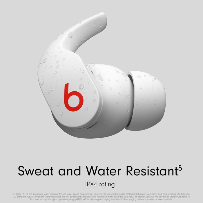 Beats Fit Pro - True wireless earphones with mic - in-ear - Bluetooth - active noise cancelling - Beats white