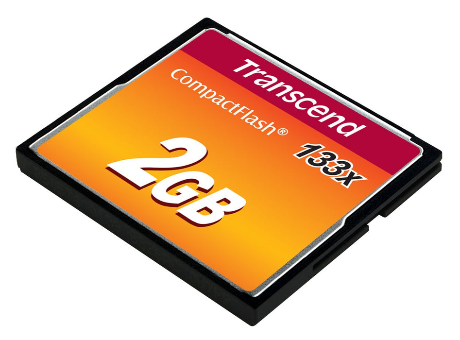 Transcend - Flash memory card - 2 GB - 133x - CompactFlash