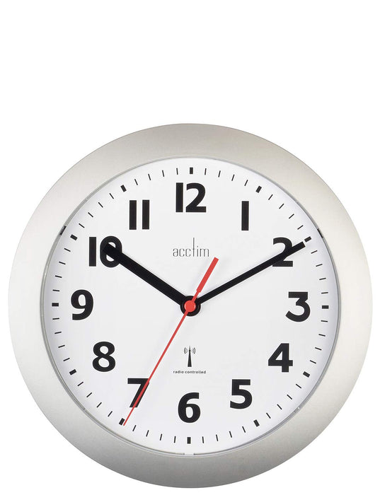 Acctim Wall Clock 74317 23 x 23 x 3.2 x 23 cm Silver