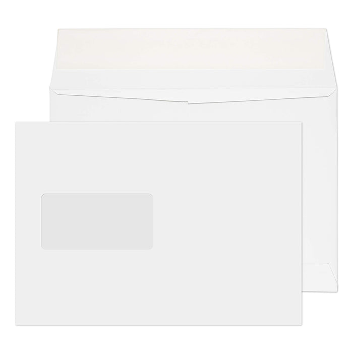 PREMIUM Board Back Envelopes C5 229 x 162 mm 210 gsm Ultra White Pack of 250