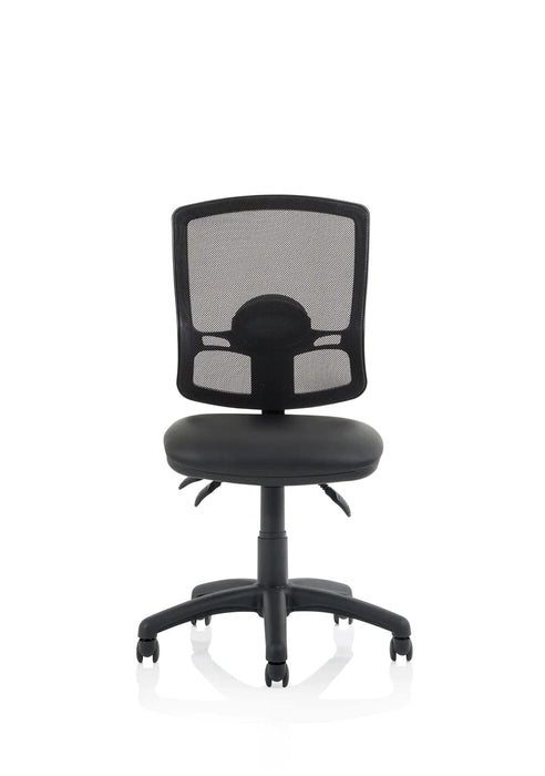 Eclipse Plus III Deluxe Medium Mesh Back Task Operator Office Chair Black Seat Without Arms - KC0398