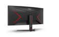 AOC Gaming CU34G2XE/BK - LED monitor - gaming - curved - 34" - 3440 x 1440 WQHD @ 144 Hz - VA - 4000:1 - HDR10 - 1 ms - HDMI, DisplayPort - black, red