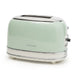 Ariete Toaster 2 Slices Stainless Steel Vintage 810W Green