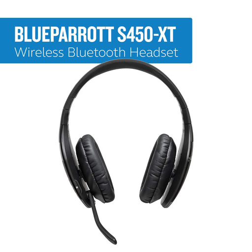 BlueParrott S450-XT - Headset - full size - Bluetooth - wireless - NFC - USB, 3.5 mm jack - noise isolating