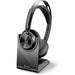 Poly Voyager Focus 2 UC-M Wired and Bluetooth Wireless Headset and Charge Stand