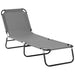 OutSunny ?Alloy Steel, Oxford Lounge Chair 84B-442GY Grey