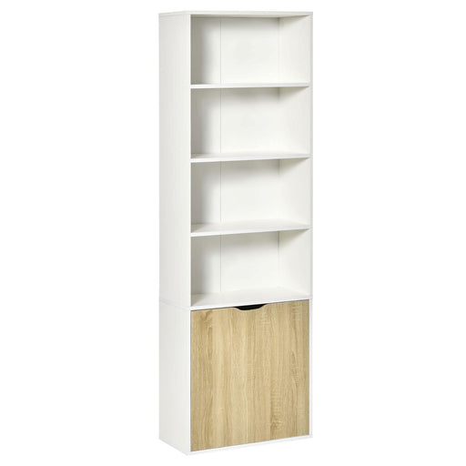 HOMCOM Bookcase Oak 290 x 590 x 1,800 mm