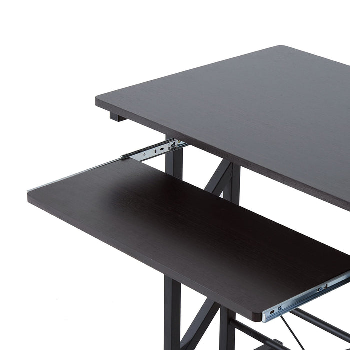 HOMCOM Computer Desk Black 500 x 950 mm