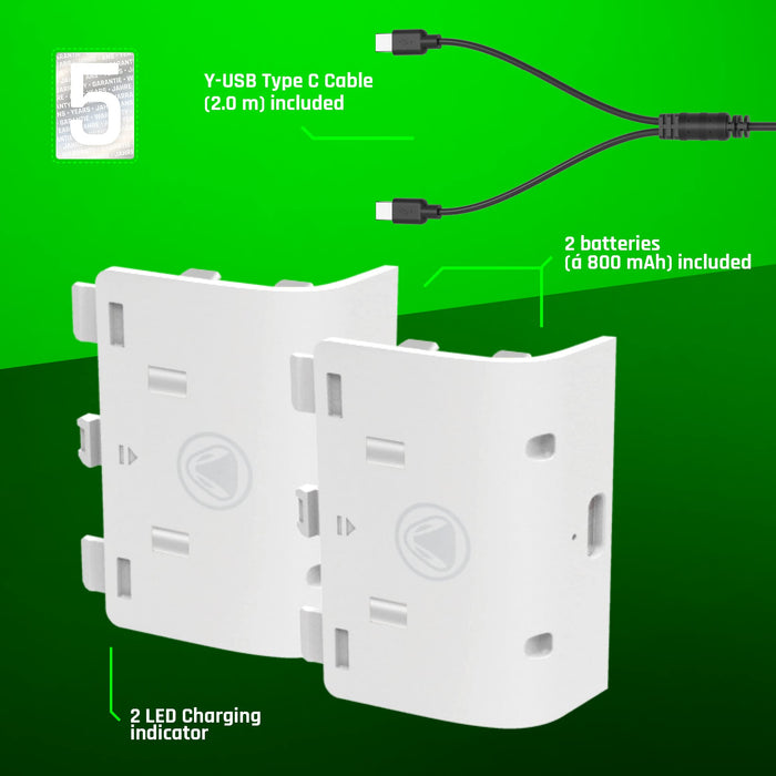 SNAKEBYTE Battery SB916342 Xbox X/S White