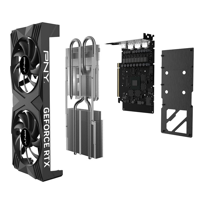 PNY GeForce RTX 4060 Ti 8GB - VERTO Dual Fan Edition - graphics card - GeForce RTX 4060 Ti - 8 GB GDDR6 - PCIe 4.0 x8 - HDMI, 3 x DisplayPort