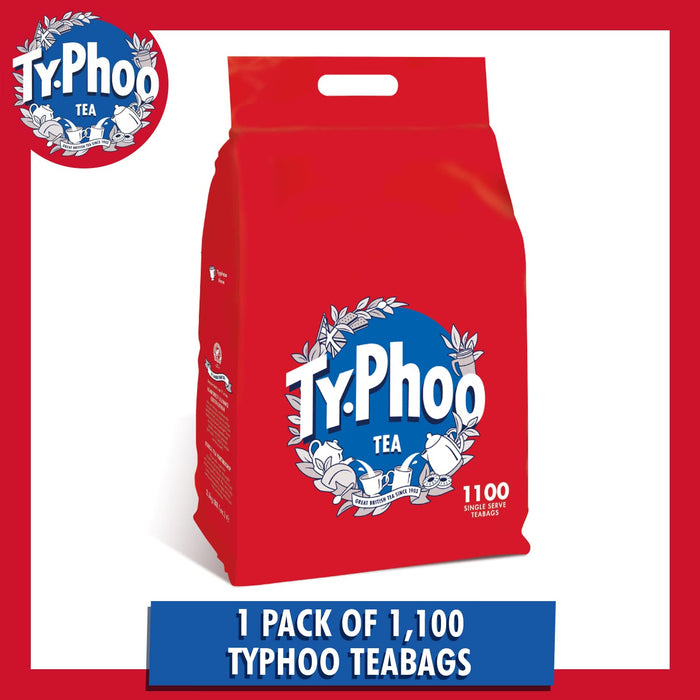 Typhoo Black Tea Bags Pack of 1100