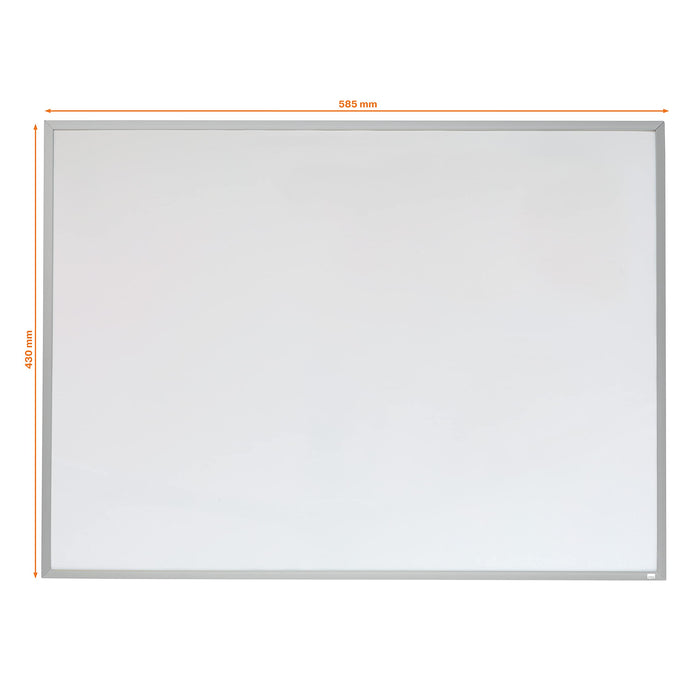 Nobo Small Whiteboard Magnetic Lacquered Steel Single 58.5 (W) x 43 (H) cm