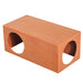 PawHut Cat House Golden Red 300 mm x 600 mm x 250 mm