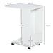 HOMCOM Table White 40 x 70 cm