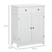 kleankin Floor Cabinet White 300 x 750 mm