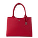 SOCHA Ladies Laptop Bag Cherry Red Midi 13.3 Inch Synthetic Leather Red 36 x 12 x 29 cm