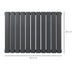 HOMCOM Panel Radiator 820-313V00GY 83.6 (W) x 0.1 (D) x 60 (H) cm