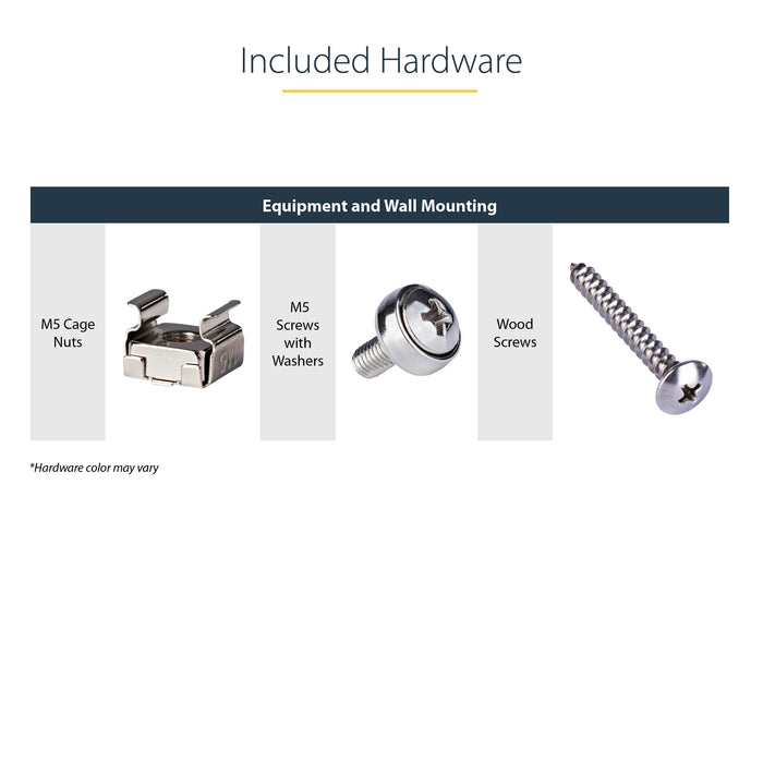 StarTech.com 5U Vertical Wall Mount Network Rack 19in Low Profile