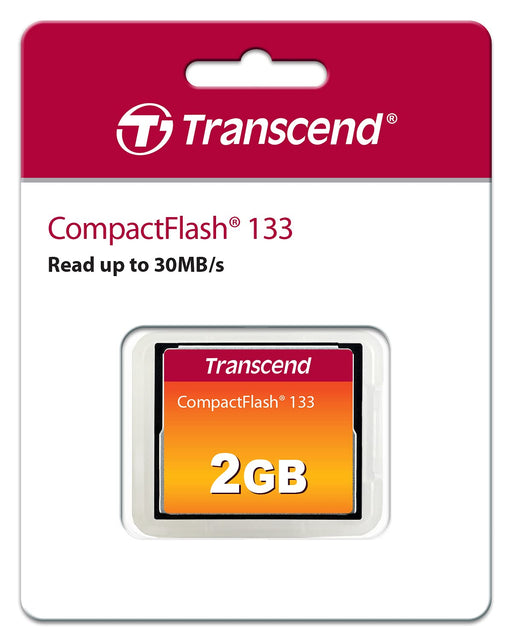 Transcend - Flash memory card - 2 GB - 133x - CompactFlash