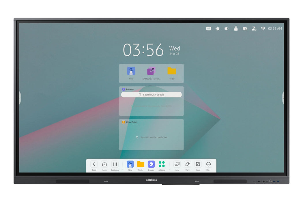 Samsung WA75C 75 Inch 3840 x 2160 Pixels 4K Ultra HD HDMI USB USB-C Interactive Touch Display