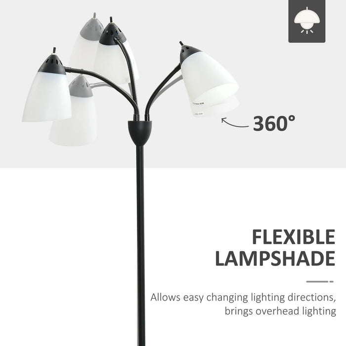 HOMCOM Floor Lamp B31-389V70 Black