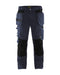 BLÅKLÄDER Trousers 15551860 Cotton, PL (Polyester) Dark Navy, Black Size 44R