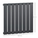 HOMCOM Panel Radiator 820-311V00GY 60.4 (W) x 0.1 (D) x 60 (H) cm