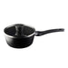 MasterChef Sauce Pan Forged Aluminium Black, Non-Stick Coating Silver 18 cm