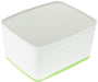 Leitz MyBox WOW Storage Box 18 L White, Green Plastic 31.8 x 38.5 x 19.8 cm