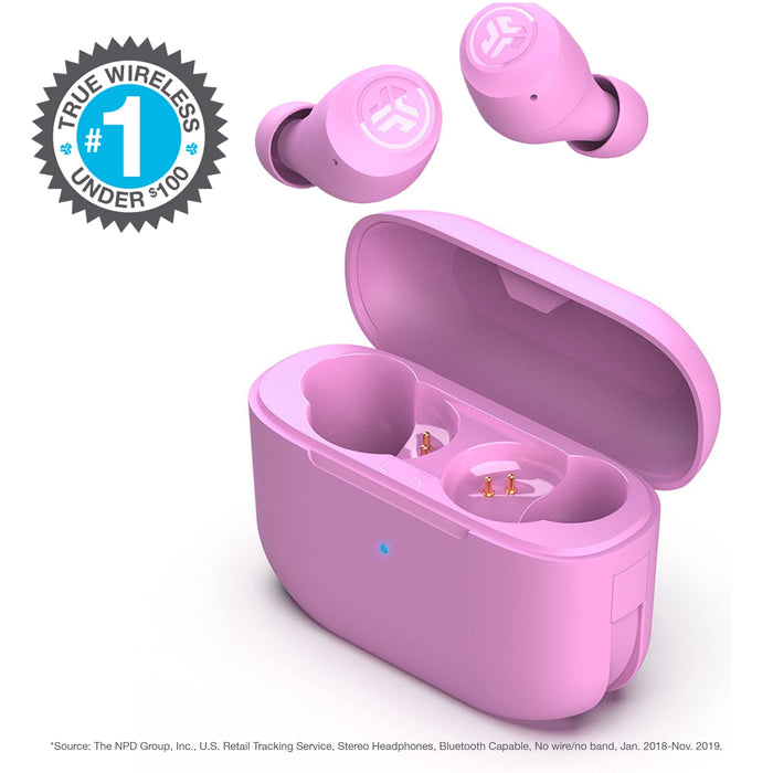 JLab Audio GO Air POP True Wireless Stereo Bluetooth Earbuds Pink