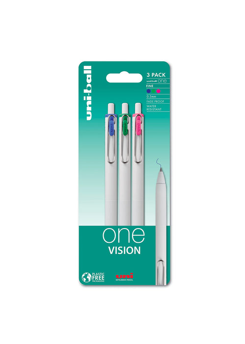 Uni-ball Ballpoint Pen 238212720 Assorted 0.35 mm Pack of 3