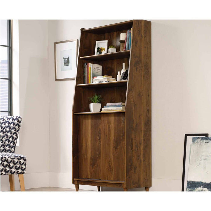 Hampstead Park Wide Bookcase W760 x D396 x H1788mm Walnut - 5420282