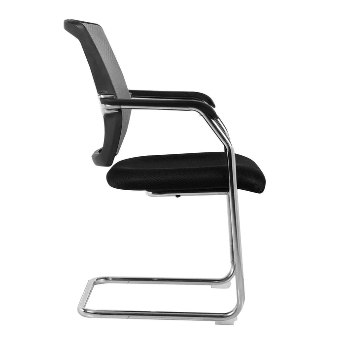 Nautilus Designs Cantilever Chair Bcm/K512V/Bl Non Height Adjustable Blue Chrome