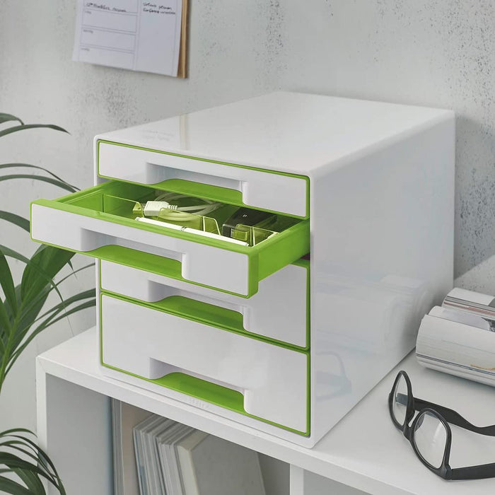 Leitz Desktop Drawers 52132054 Green A4 Maxi Green 28.7 (W) x 27 (H) cm