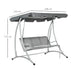 OutSunny Swing Bench Grey 1,160 x 1,720 mm