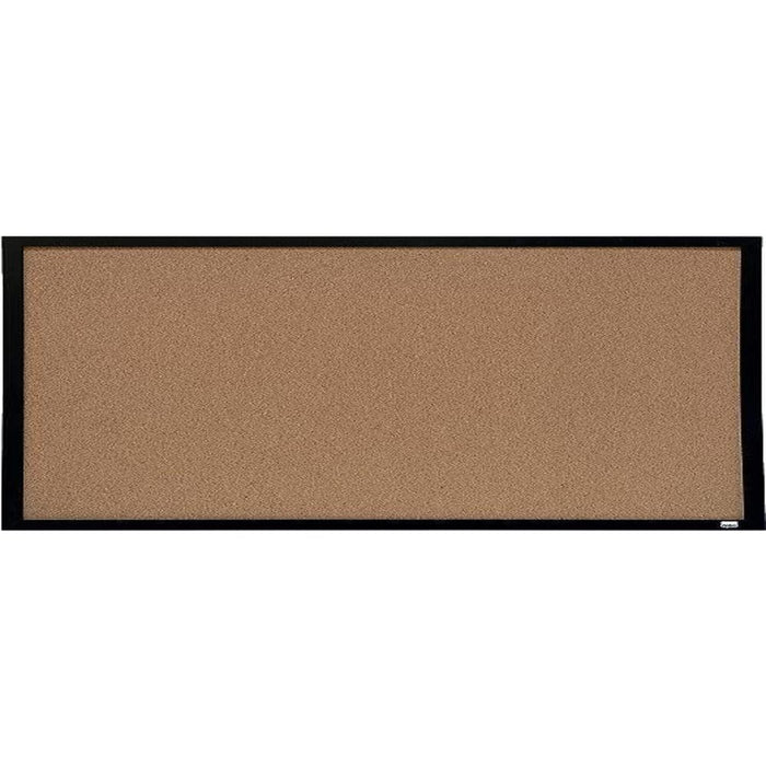 Nobo Small Wall Mountable Notice Board 1903776 Cork Thin Black Frame 585 x 430 mm Brown