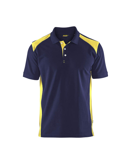 BLÅKLÄDER T-shirt 33241050 Cotton, PL (Polyester) Navy Blue, Yellow Size L