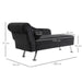 HOMCOM Chaise Longue 750 x 560 x 1600 mm Black