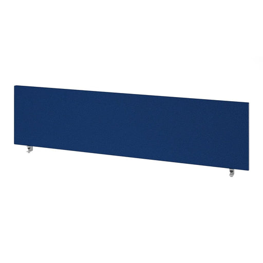 Impulse Straight Screen W1600 D25 x H400mm Blue With Silver Frame - I000269