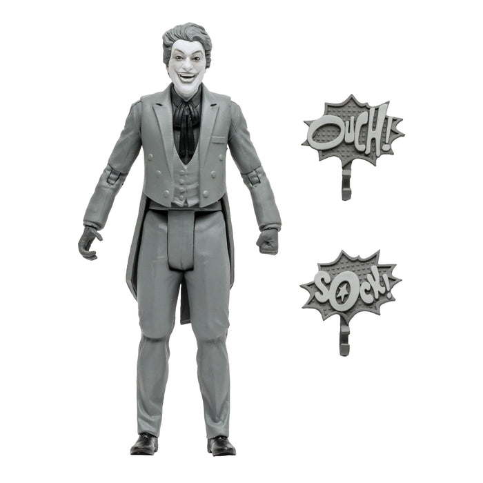 McFarlane DC Retro: Batman' '66 Classic TV Series - The Joker (Black & White TV Variant) 6in Action Figure