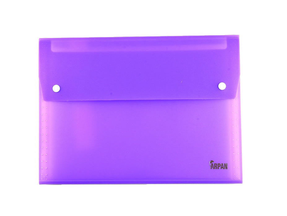 ARPAN A4 Expanding File Folder ST-9603 Purple Plastic 24 x 33 x 2 cm