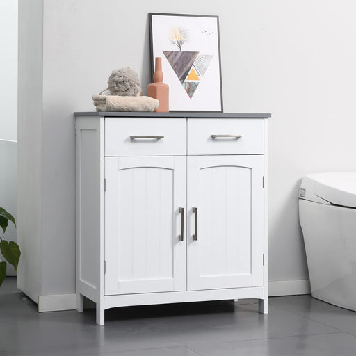 kleankin Cabinet Engineered Wood White 68 x 33 x 76 cm