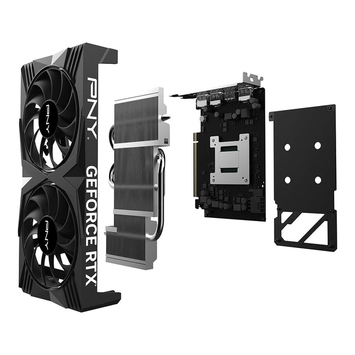 PNY GeForce RTX 4060 8GB VERTO Dual Fan - Graphics card - GeForce RTX 4060 - 8 GB GDDR6 - PCIe 4.0 x8 - HDMI, 3 x DisplayPort - box