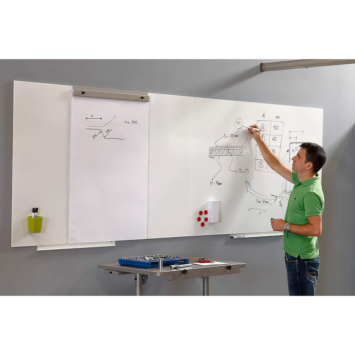 Rocada Skinwhiteboard Drywipe Board Lacquered Surface 1000x1500mm White - 6421R