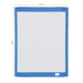 Nobo Mini Wall Mountable Magnetic Whiteboard 1903816 Lacquered Steel Assorted Coloured Frame 216 x 280 mm White