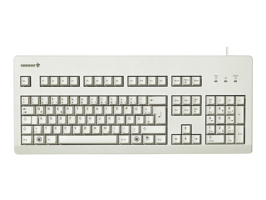 CHERRY Wired Keyboard G80-3000 QWERTY GB light grey