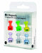 Bi-Office Whiteboard Magnets Multicolour IM356601 Pack of 6