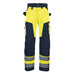 BLÅKLÄDER Trousers 15661811 Cotton, PL (Polyester) Yellow, Navy Blue Size 47S